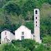 dal battello.....chiesa di San Rocco a Pognana....