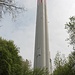 Der 105 Meter hohe Turm des Heizkraftwerks Aubrugg