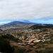 Blick vom Anaga Gebirge zum Pico del Teide. Im Vordergrund Las Mercedes und weiter hinten La Laguna