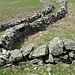 Steinmauern am Passo della Garina