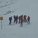 Die SAC- Gruppe macht sich auf den Heimweg. 