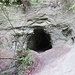 der beeindruckende Sandsteintunnel bei P. 524 ...