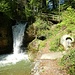 Rauschender Wasserfall des Schmittenbachs
