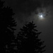 Mondschein durch die Wolken auf der Neppenegg