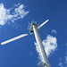 Kleines Windkraftwerk unterhalb vom Gäbris