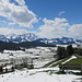 Blick vom Sommersberg Richtung Alpstein und Kronberg.