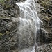 Kleiner Wasserfall aus dem Val di Bargias