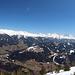 Blick übers Wipptal zu Tuxer und Zillertaler Alpen