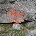 Alpe di Mezzo : un omaggio per una coppia di cari amici  [u Angelo & Ele] <br /><br />PS ... ovviamente ne io ne loro siamo gli autori del graffito ! 