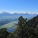 toller Gipfelblick zur Einmündung der Sarner Aa - und bis zu Berner Oberländern