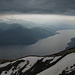 panorama verso il varesotto - il lago di Ghirla e Luino