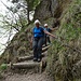 Gut gepflegter Abstieg vom Schindelbergpass