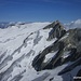 Tiefblick Richtung Rhonegletscher und Dammastock vom Galengrat aus. Bild: David Isliker