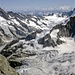 Blick vom Mittelegigrat nach Süden: Gletscher 1962