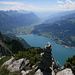 Checking on my [http://www.hikr.org/game/cache1.html hikr treasure] - everything is fine, view down to Walenstadt.