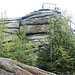 Burgsteinfelsen mit Steiganlage