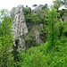 Auf dem Felsen oben liegt die Ruine Rifenstein.
