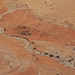 Tiefblick auf ausgedörrtes Land