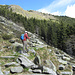 in der Traverse zur Alpe Sassello