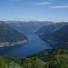 La splendida vista sul lago e sulle Alpi, che si gode dalla vetta del Boletto
