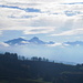 Blick vom Saul nach Südosten: Kamor und Hoher Kasten.