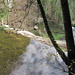 Stille Wasser an der oberen Kante des Höchfalls.