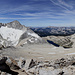 What a view!<br />Since the new versions of apple's QuickTime don't support QTVR (quick time virtual reality) movies any more :-(, "only" a "flat" 360 from the top of North Peak (the center of the pictures is approximately SW). The prominent peak in the middle is Mt Conness