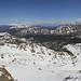 The panorama from the top of Round Top, looking north towards Lake Tahoe