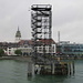 Aussichtsturm beim Hafen von Friedrichshafen. Beim nächsten Mal gibt das ein "Kids & Climb"-Projekt, entweder auf der Treppe oder aussen hoch...