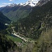 Il panorama verso Fondovalle dalla quota 1715 m