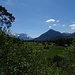 Rückblick auf die Zugspitze und Garmischs Hausberg, der Kramerspitze