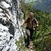 Auf ausgesetzten Wegen im Solothurner Jura oberhalb von Welschenrohr zur Höhle welche zur "Holi Flue" führt.