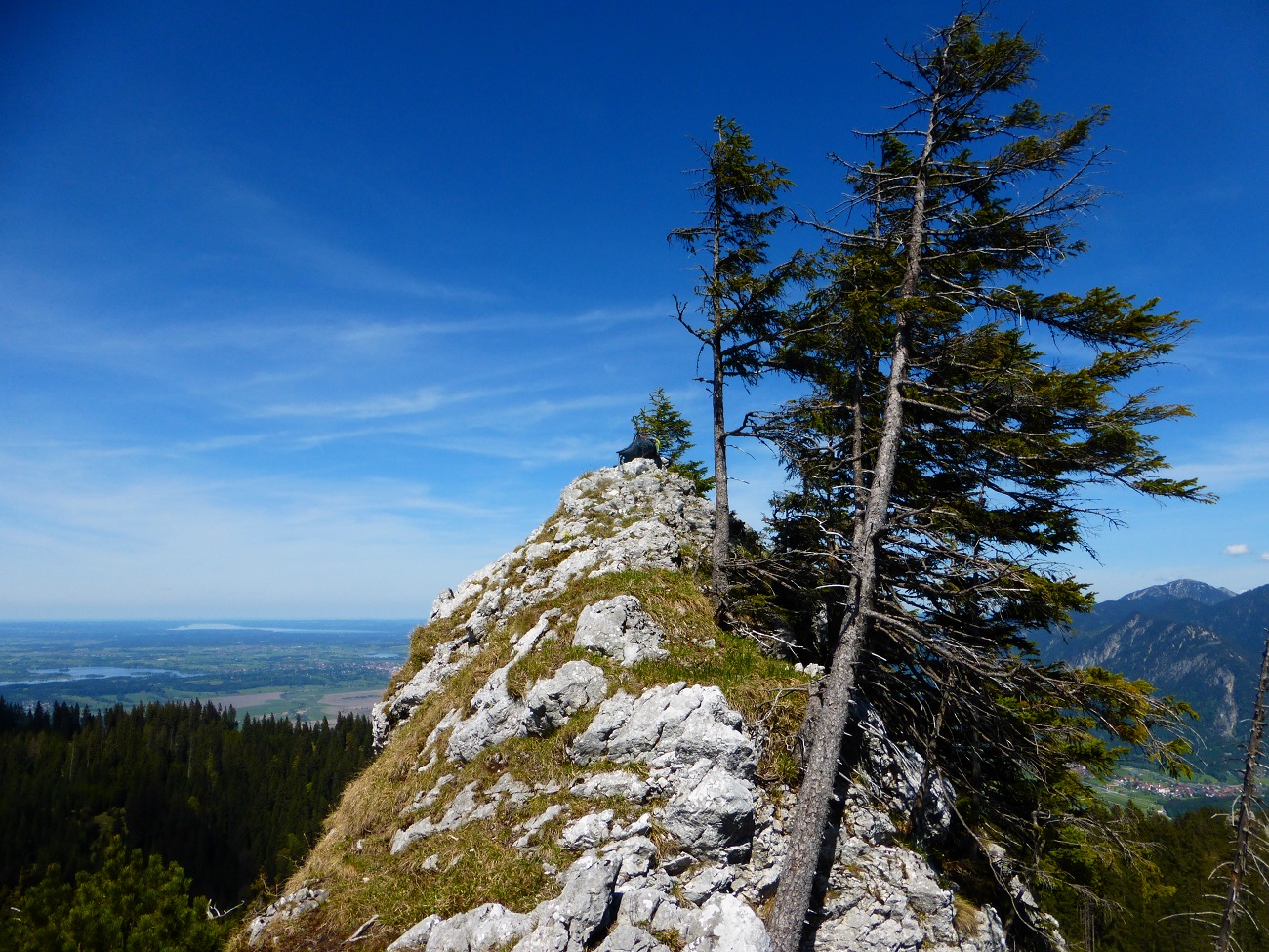 Auf dem etwas luftigen 