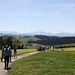 ich führe heute eine grosse Wandergruppe an ;-)<br />an der Spitze Nationalrat Christian Wasserfallen (dunkelblaues Poloshirt)
