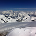 Mont Blanc & co vus du sommet de la Grande Casse