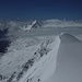Pointe Matthews (3780m) et Dent Parrachée (3680m) vues du somme