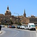 Valletta: Von der Uferstrasse am „Marsamxett Harbour“ hat man eine wunderschöne Sicht auf die maltesische Hauptstadt.