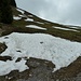 letzte Schneeresten bei der Alp Oberhabchegg