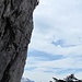Eine der schwierigeren Routen im "Chli Schjien" Klettergarten.