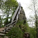 Escalier menant au sommet du Guggershorn