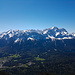 Das Zugspitzmassiv ist bei dieser Tour eindeutig der Blickfang