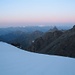 Morgenstimmung beim Rif. Guide della Val d'Ayas.