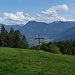 Immer wieder ein Highlight: das Holzer-Alm-Kreuz (1211 m) über dem Tegernsee!