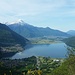 Lago di Mezzola 199 m. Monte Legnone 2609 m. Monte Legnoncino 1714 m