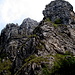 salendo verso il traverso del Canalone Comera