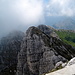 dalla cima con foschia