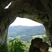 Blick aus dem Höhleninneren
