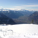 Ausblick vom Gipfel Richtung Chur