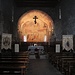Interno della chiesa dell'abbazia di Piona.