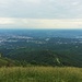 La vista verso Sud con Induno, Varese e la pianura.